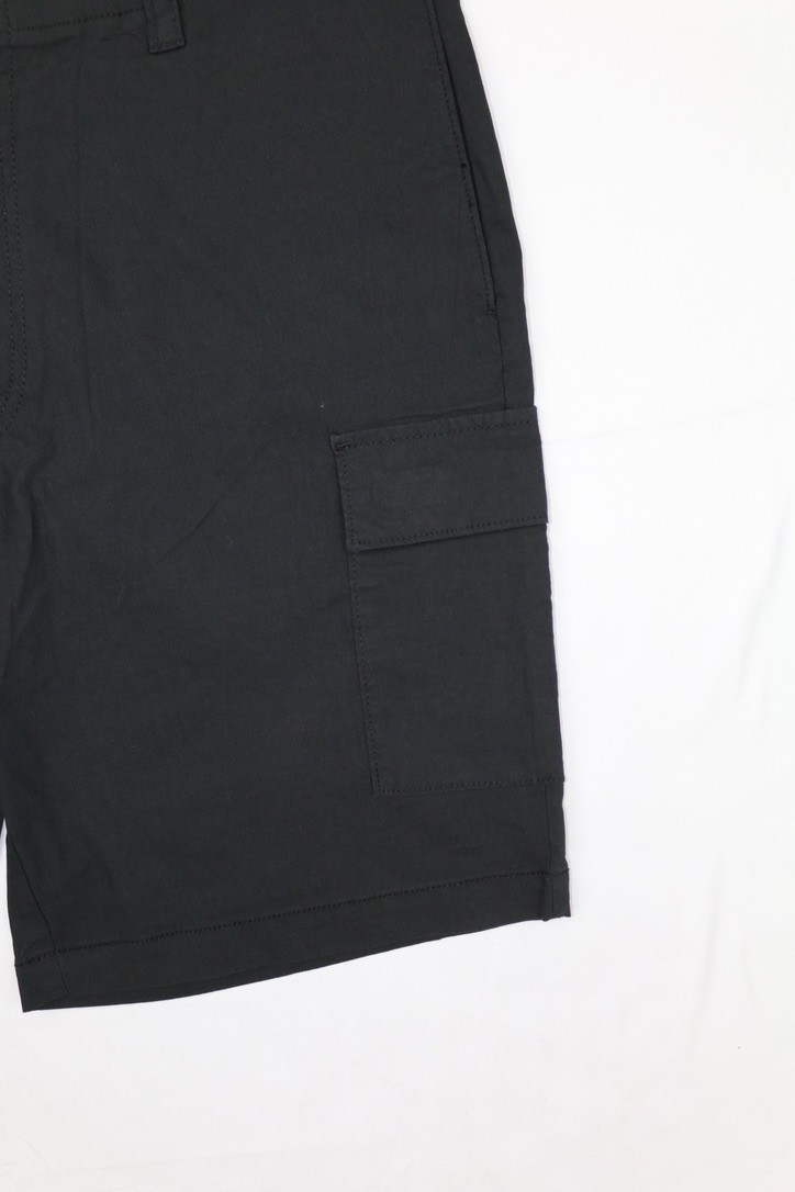 Wearfirst Mens Cargo Short Black Sz L 9in Inseam Stretch Soft Touch Comfort