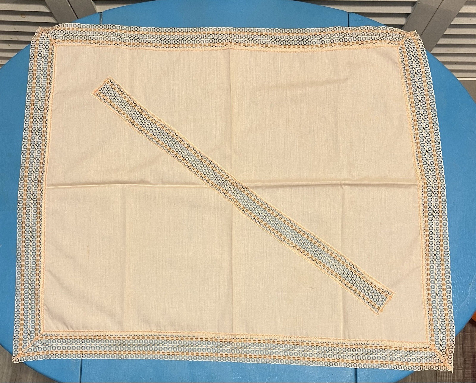 Vintage Decorative Homemade Cutout Handkerchief 7 Count Various Sizes