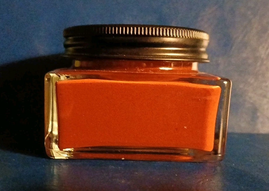 SAPHIR 10 Cognac Creme 1925 Shoe Polish Beeswax Small Amount Used Made In France