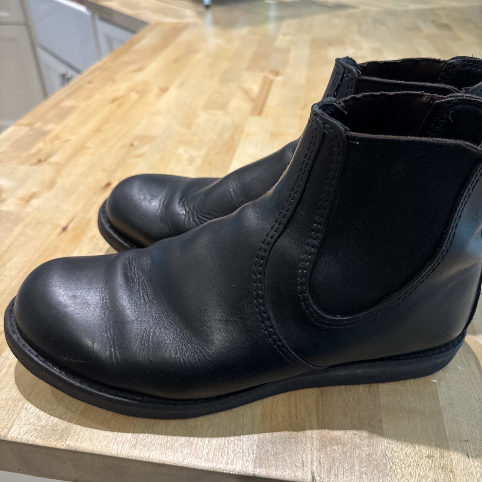 Red Wing 11D 3194 Classic Chelsea Boots Black Made in USA