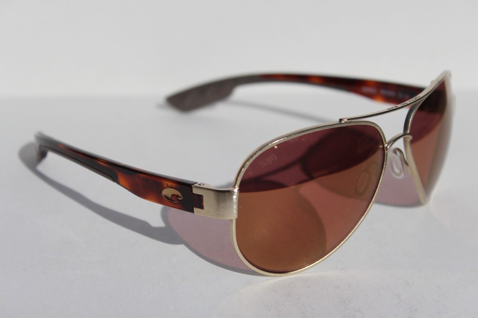 COSTA DEL MAR South Point POLARIZED Sunglasses Brushed Gold/Gold Mirror 580G NEW