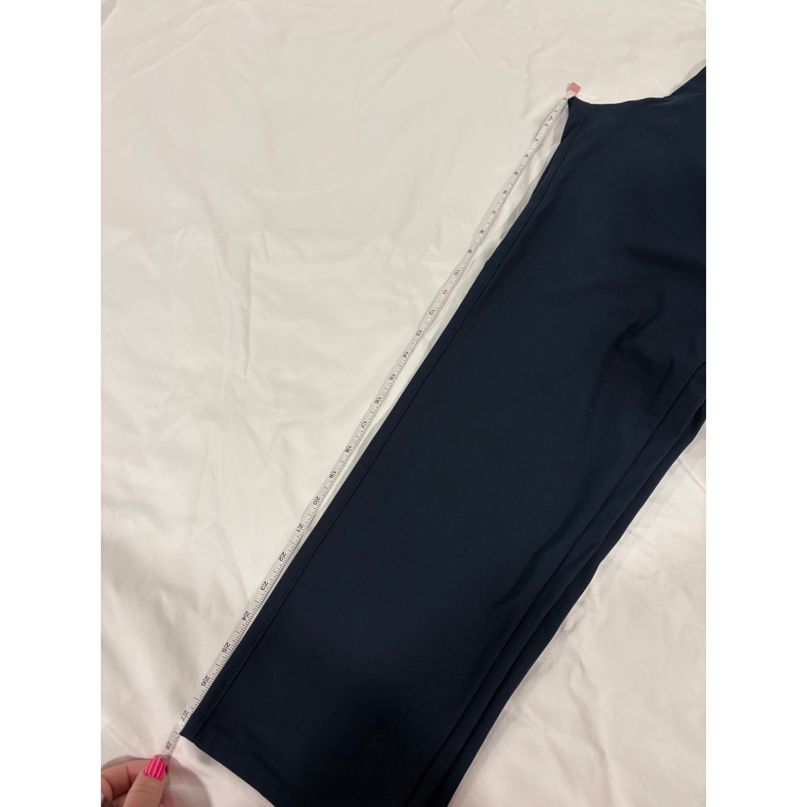 Lululemon Men’s Commission Pant Slim Warpstreme 27.5″ True Navy ABC Tapered 34
