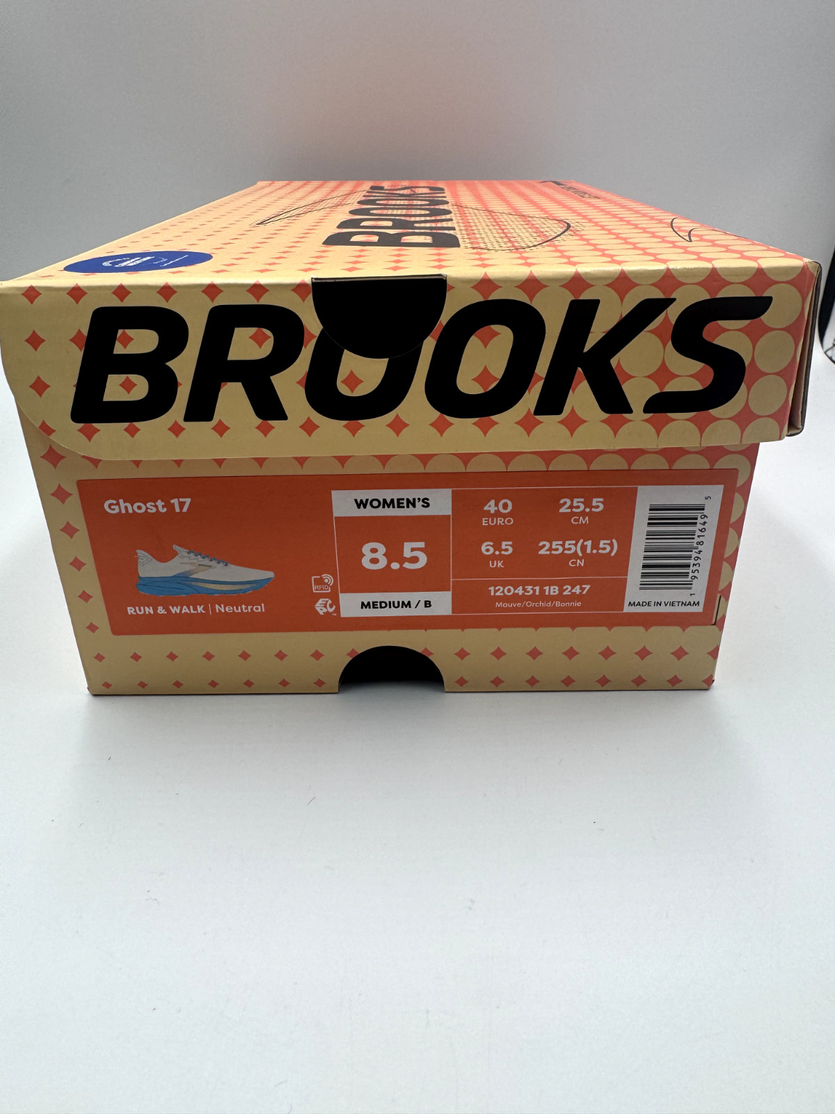 Brooks Ghost 17 ‘Mauve/Orchid/Bonnie’ Women’s Sizes 6 – 10 Running Shoes NEW NIB