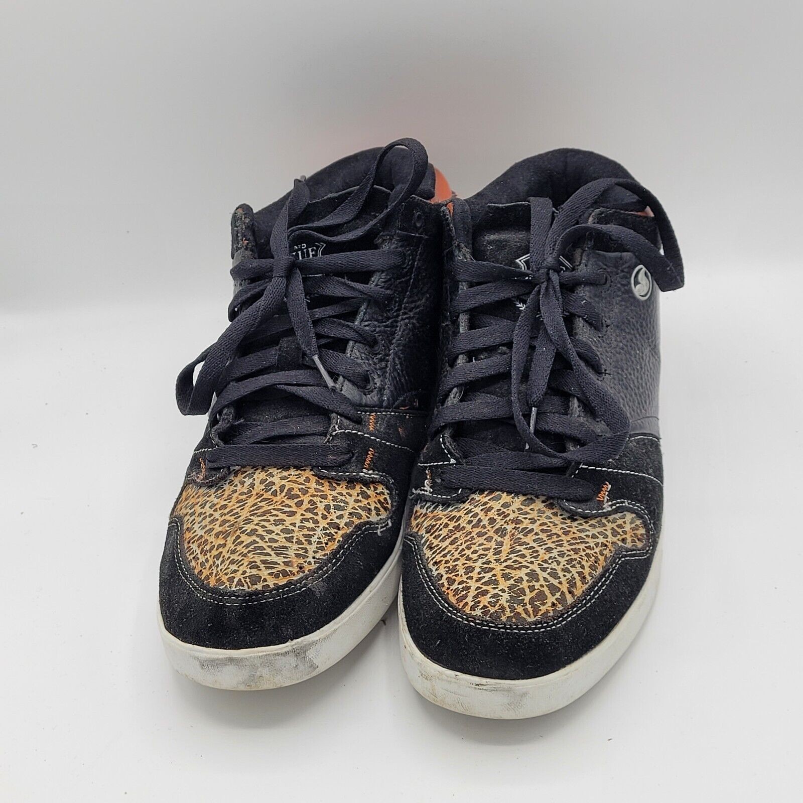DVS HUF 5 Mid O.I. “Original Intent” Skate sneakers men’s Size 12 orange black