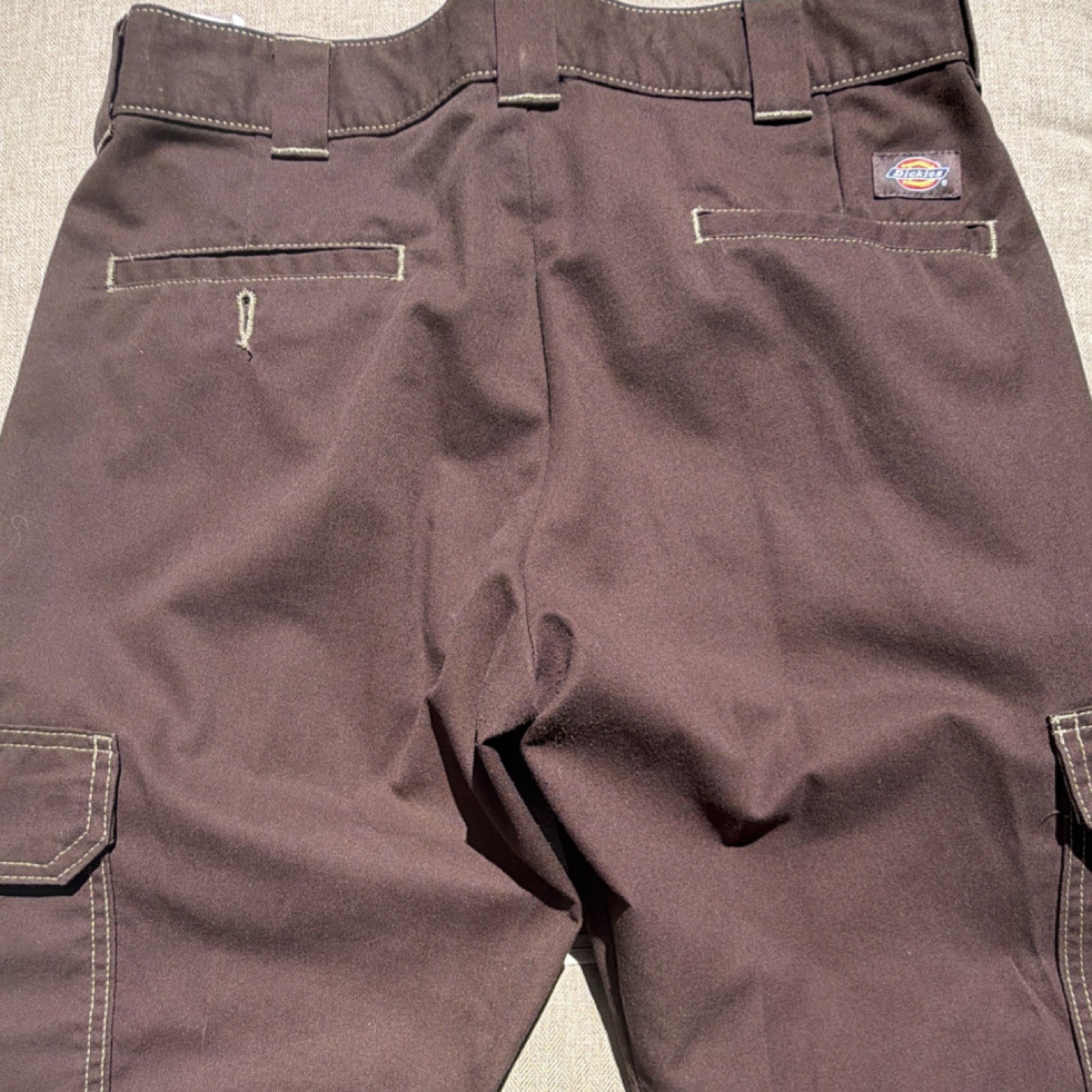 Dickies Flex Slim Straight Work Pants Brown 34×30 WP154CB Construction