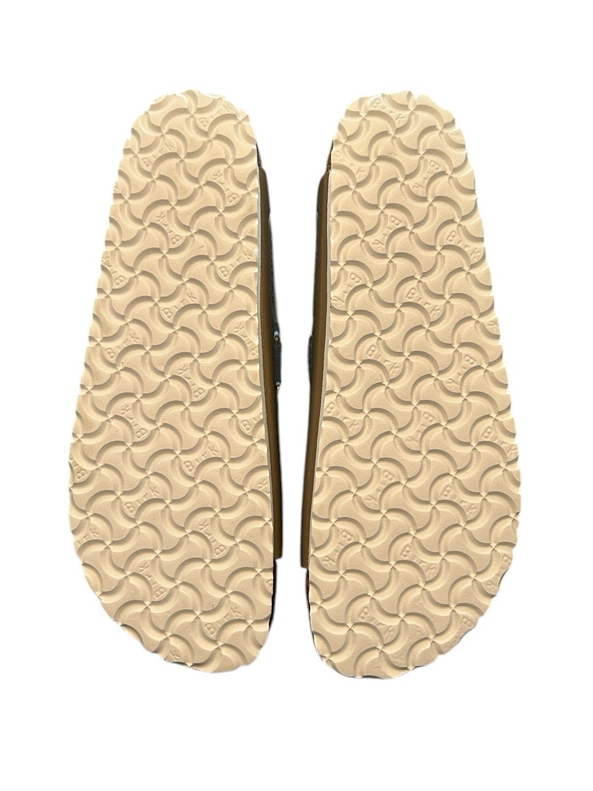 Birkenstock Birko Flor Arizona Patent Sand 1013069 Medium/Narrow Size 42 New