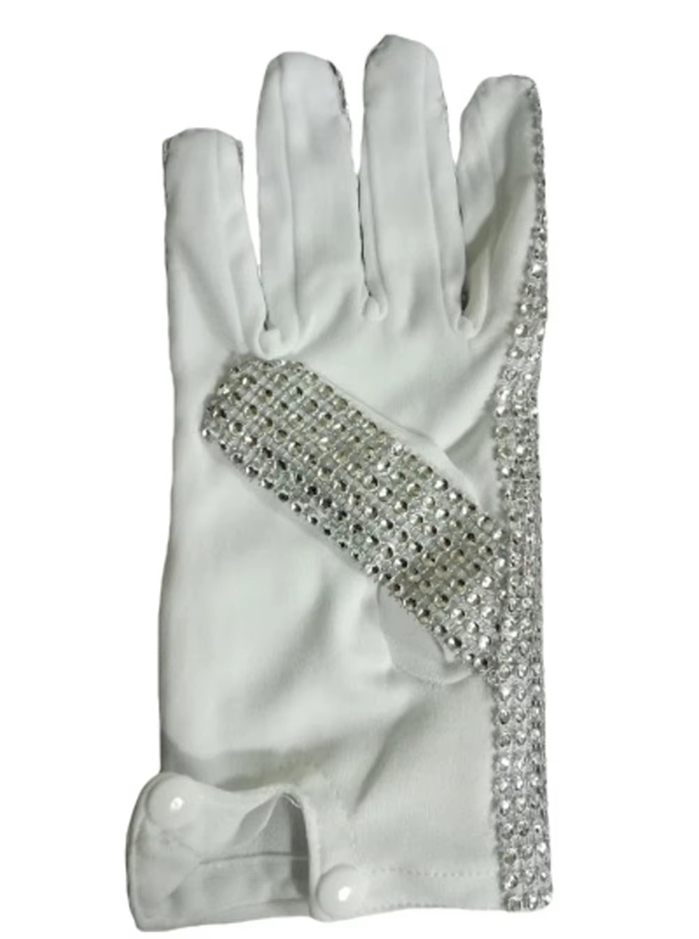 Role Playing Handmade Imitation Diamond Sparkling Concert Gloves