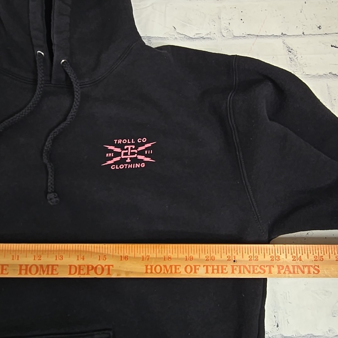 Troll Co Clothing Pay Me For My Experience Not My Time Hoodie Mens Large Black