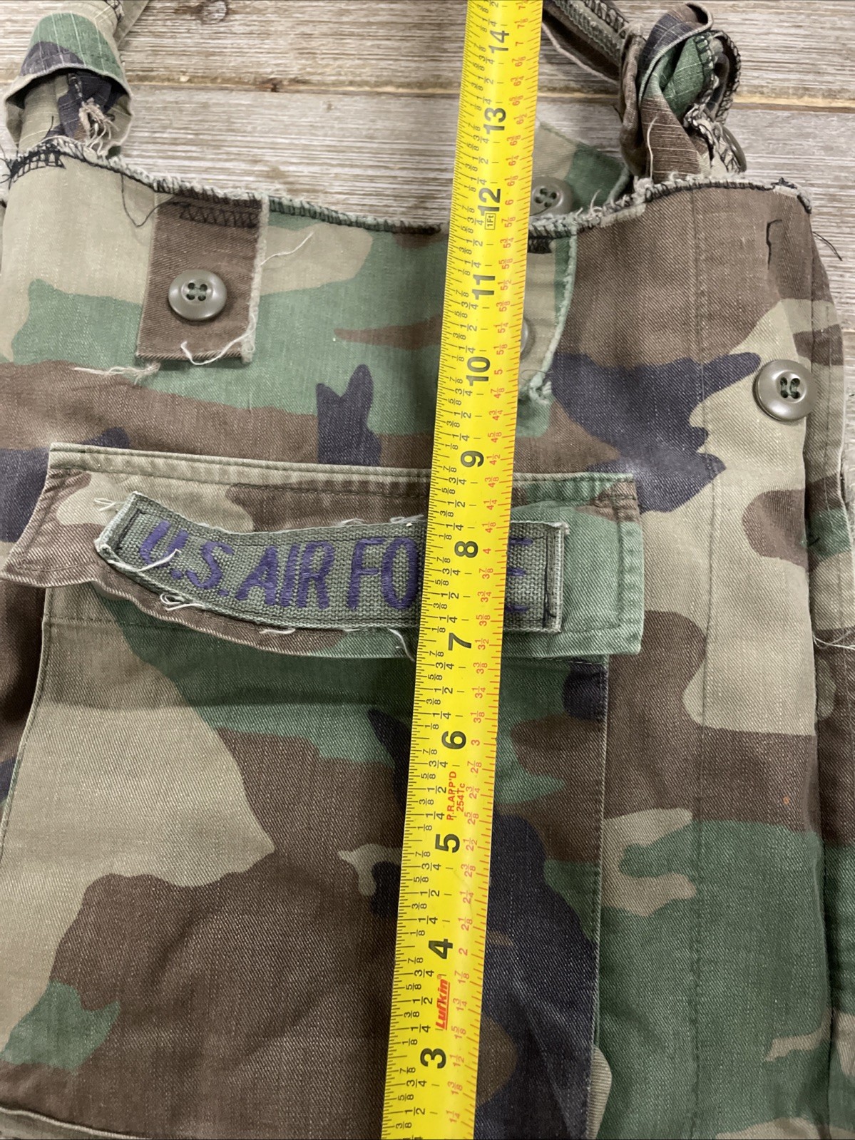 US Air Force Uniform Fabric Tote Bag