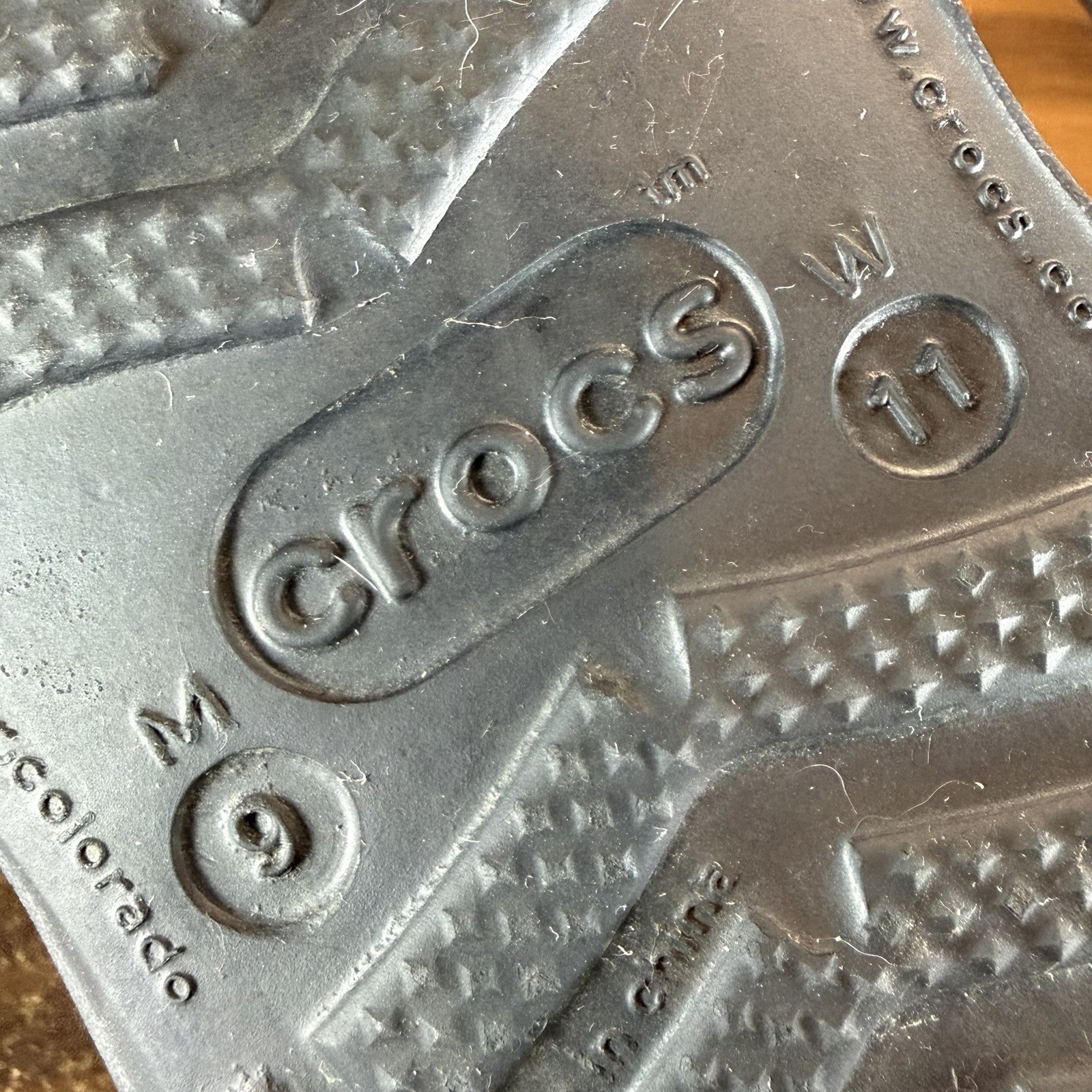 Crocs At Work Shoes Mens 9 Bistro Clogs Black Slip Resistant Comfort Casual