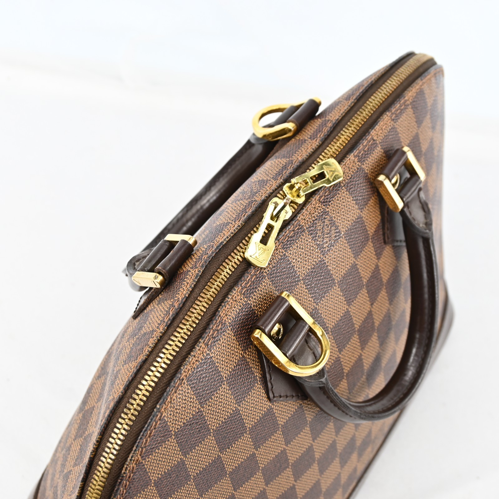AUTH Louis Vuitton LV Hand Bag N51131 Alma Ebene Damier 4711251 N2785SA803