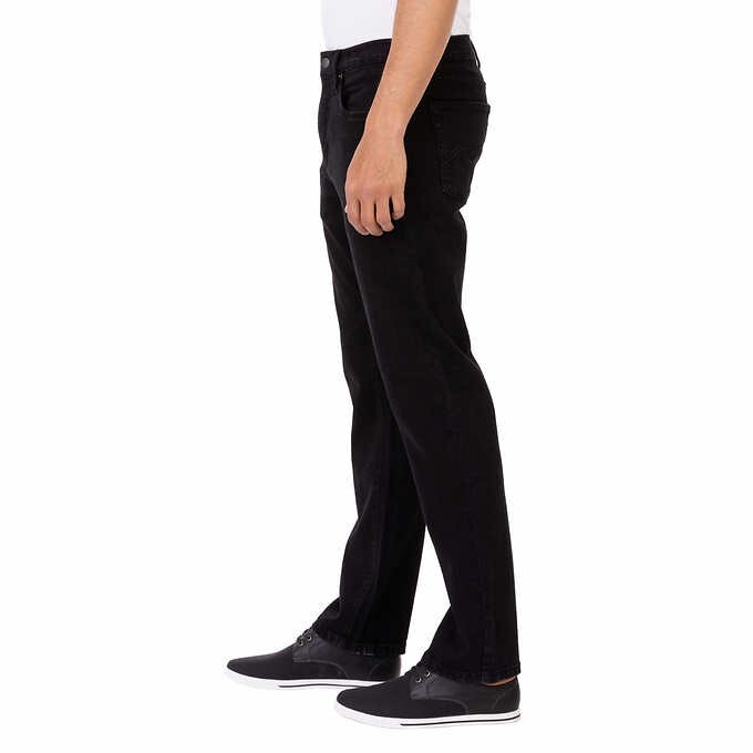 URBAN STAR Stretch Men 36×29 Relaxed Fit Straight Leg Jeans Pockets Black NWT