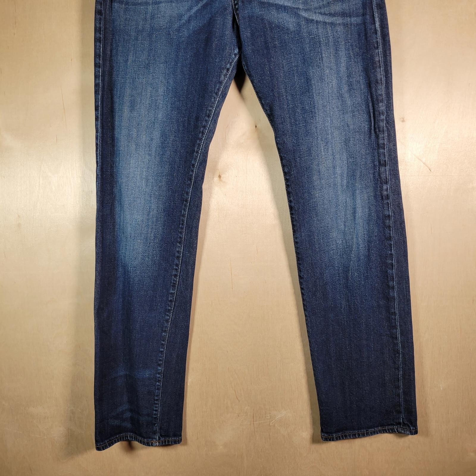 H&M & Denim Straight Blue Denim Button Fly Jeans Men Size 32×32