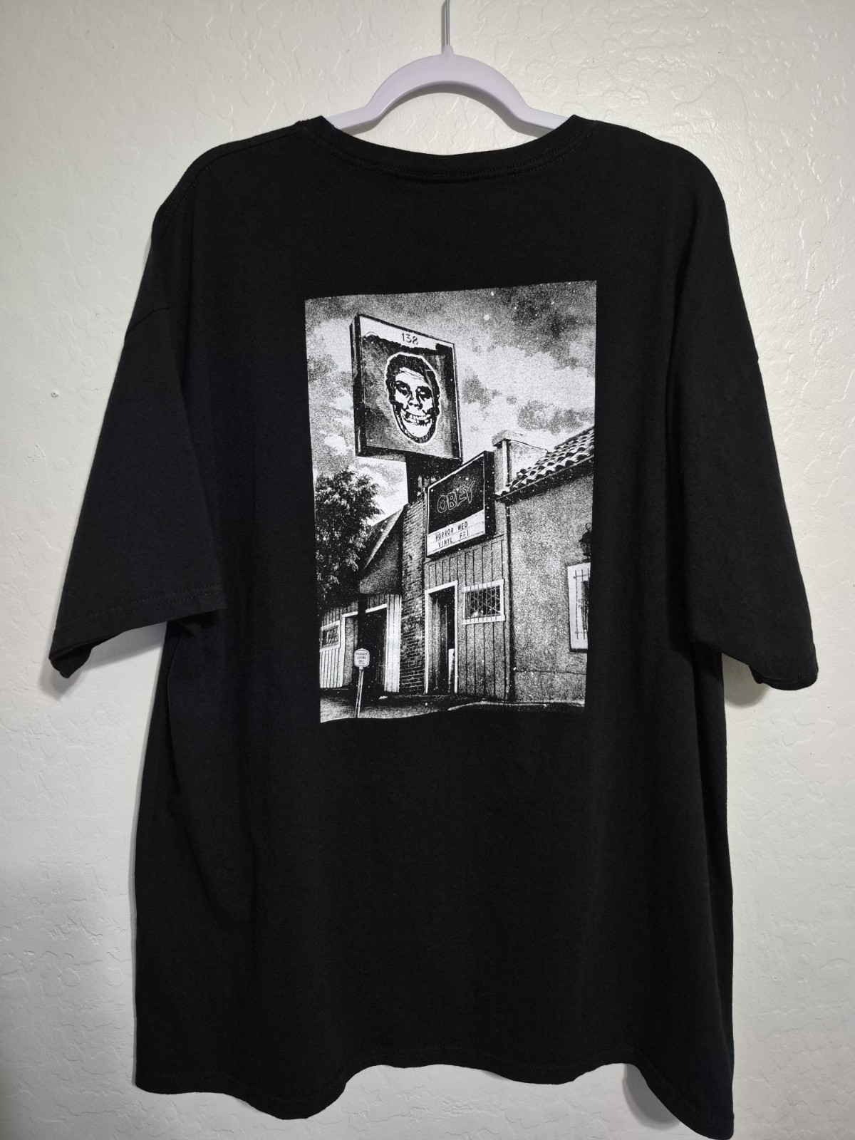 2017 Obey x Misfits “Fiend Skull” Record Store Shirt – 2XL – Skate Punk Grunge
