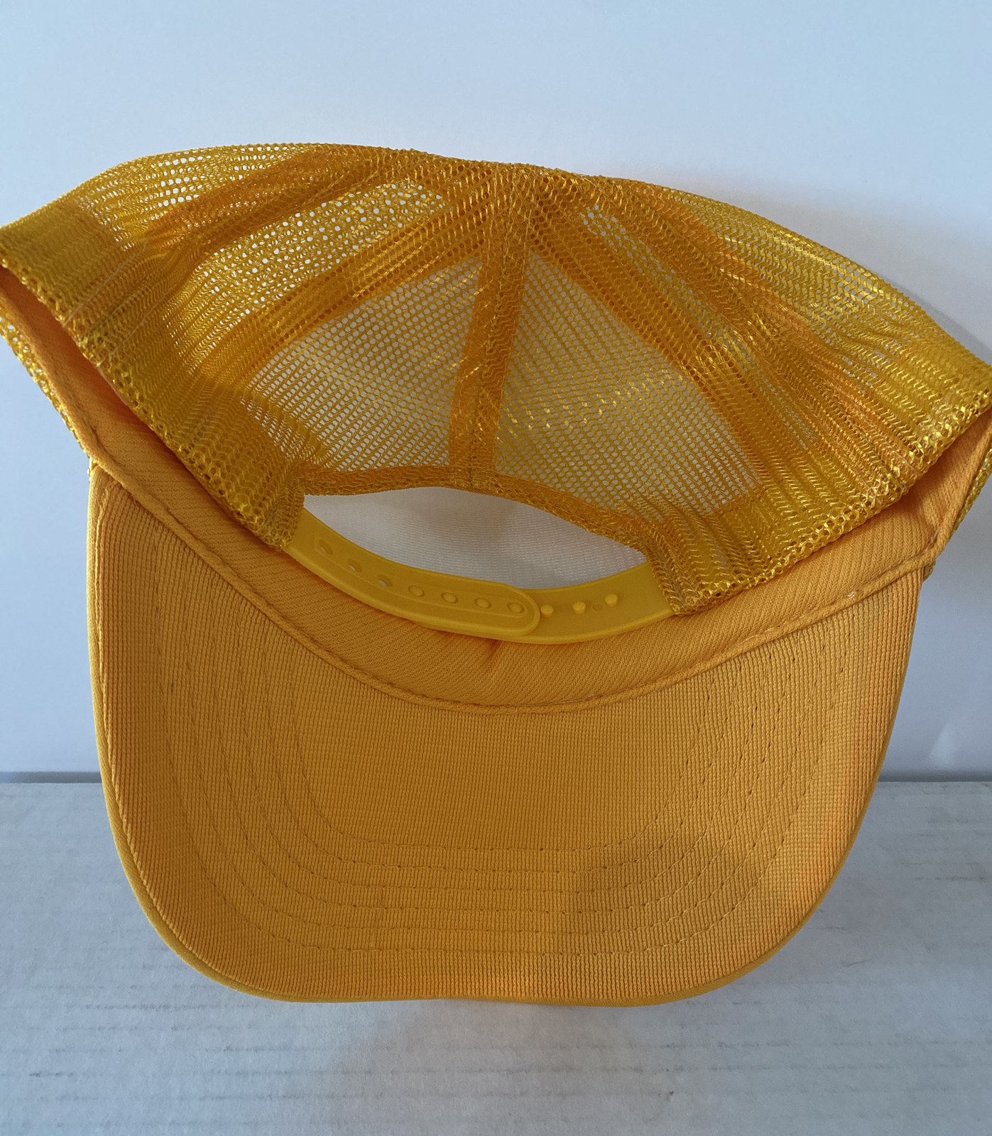 Vintage Camel Racing Hat Trucker Hat Racing snapback Yellow Unworn race cap