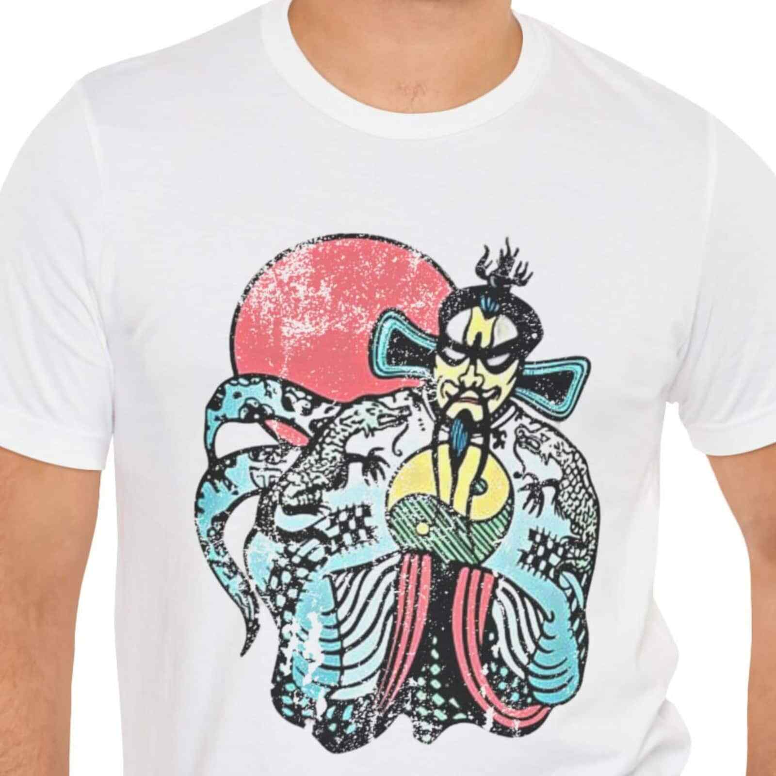 Jack Burton Fu Manchu Tshirt T shirt T-shirt Big Trouble in Little China