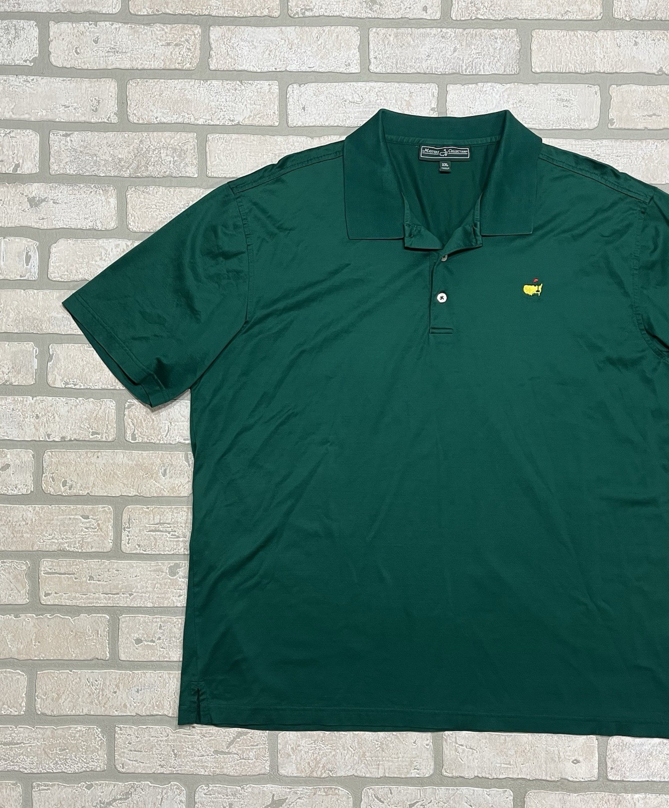 Masters Collection Augusta Green Polo Performance Mens XXL preppy