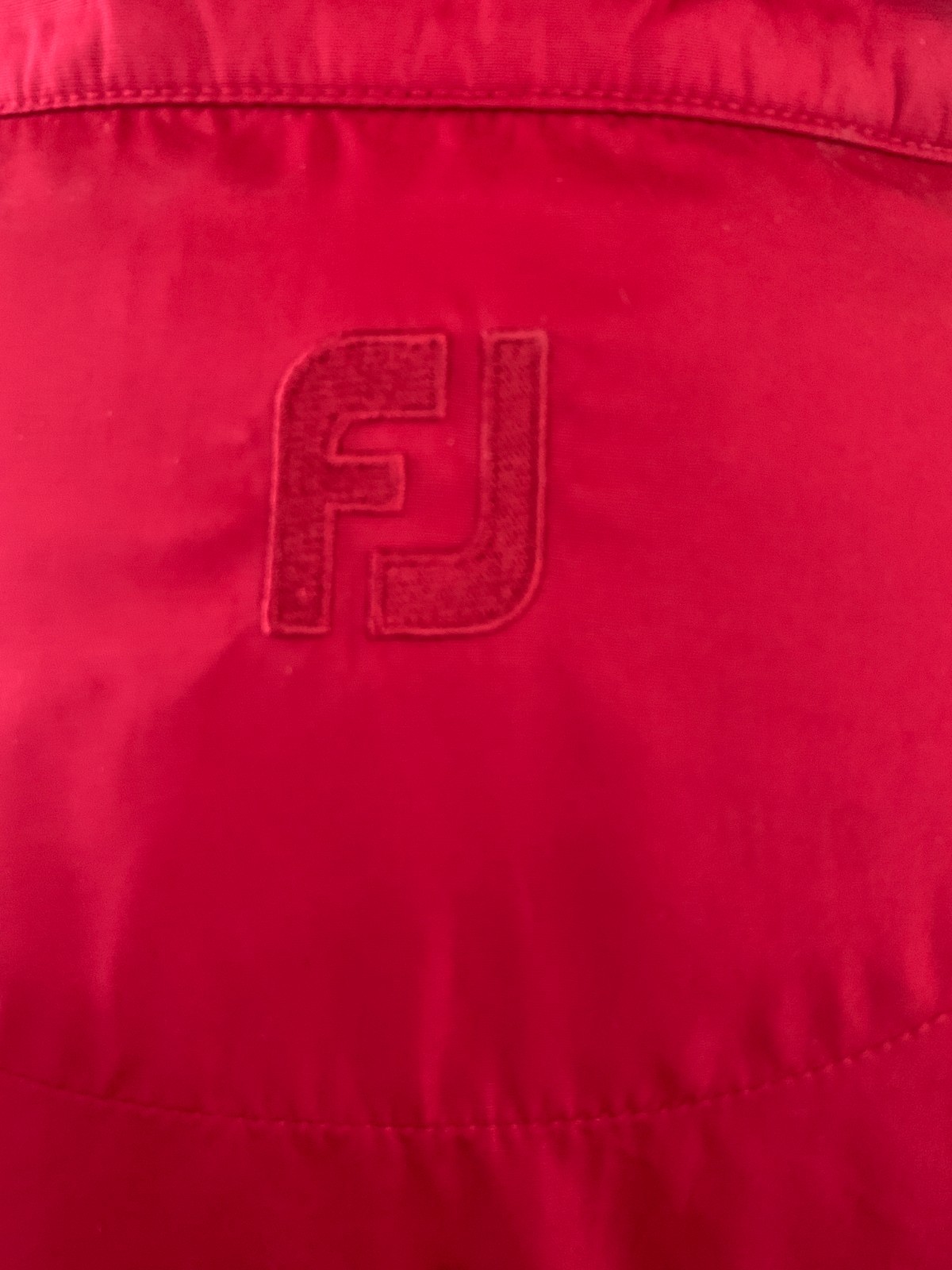 FootJoy FJ Golf Pullover 1/4 Snap Performance Vest Men’s Size Large U Maryland