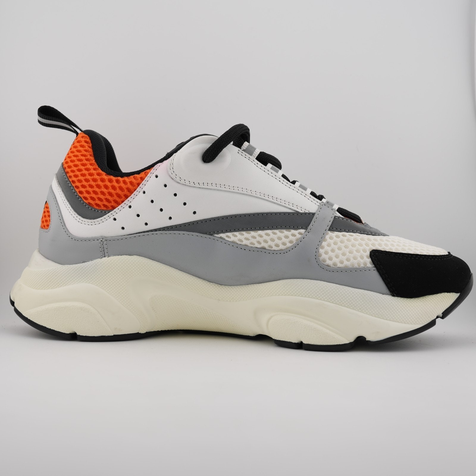 Dior B22 ‘White Grey Red’ Leather Mesh Sneaker Men 6