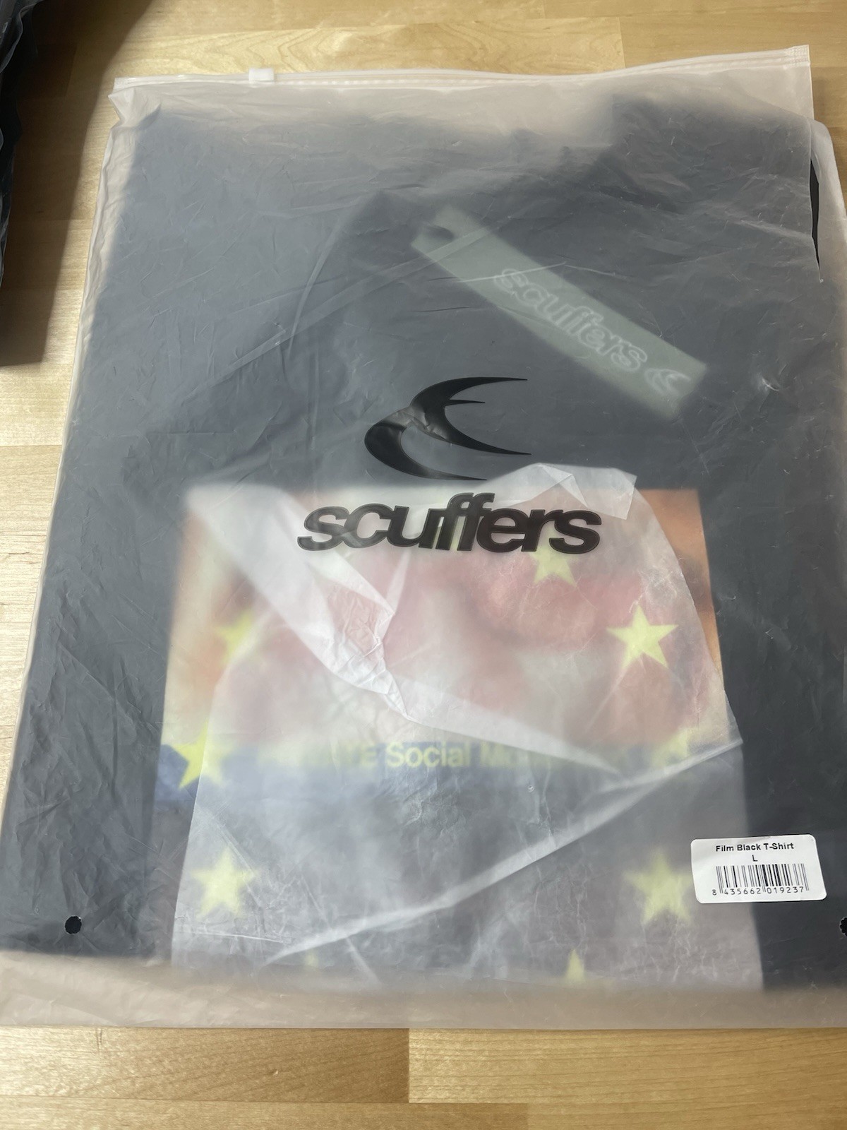 Scuffers Film Black T-Shirt Size Large