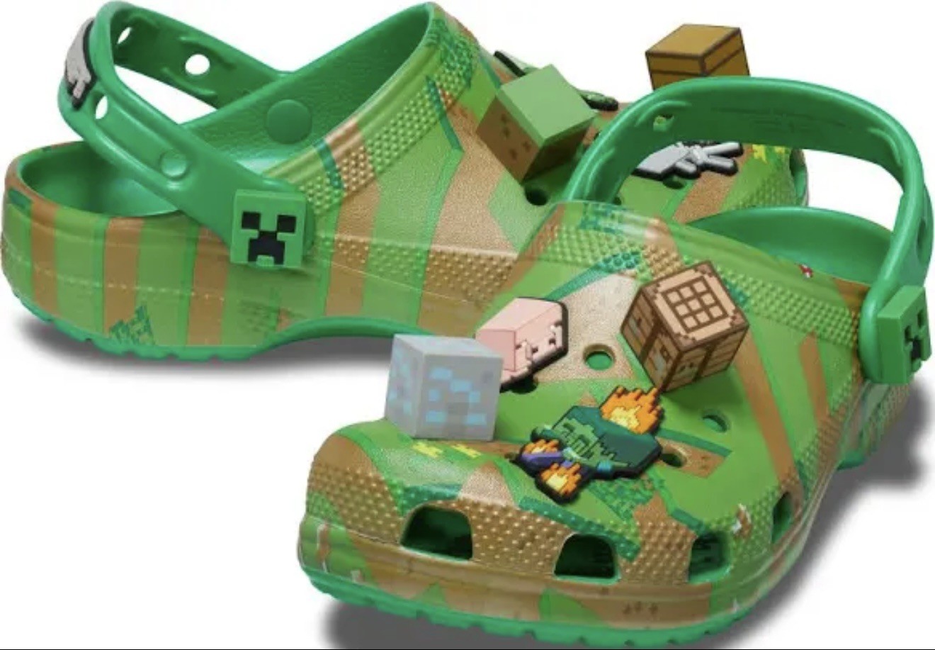 Crocs x Minecraft Classic Clog Big Kids Size C11