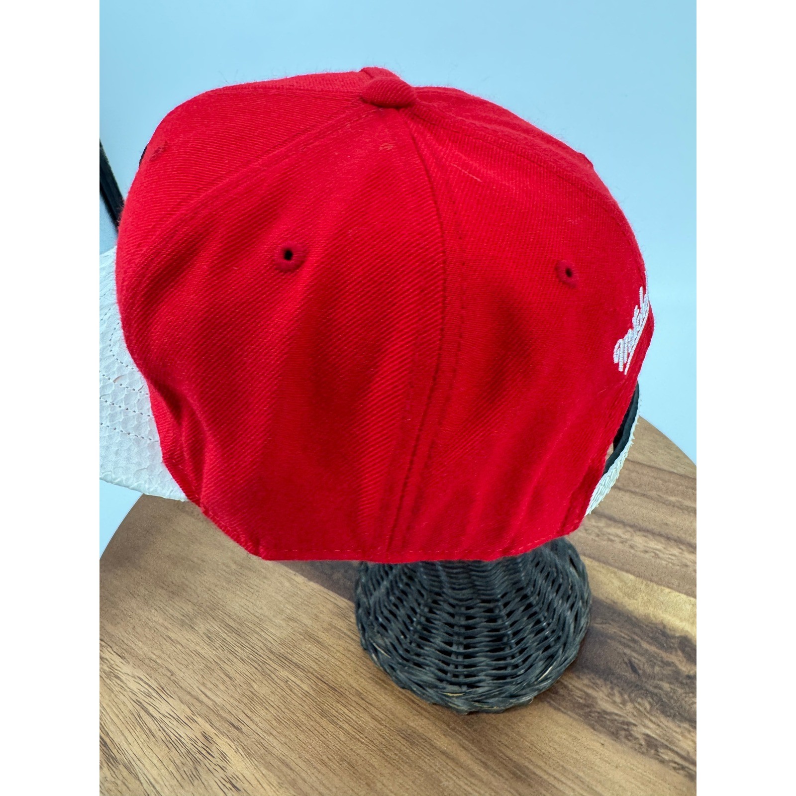 Mitchell & Ness Dre Mack Houston Rockets Hat Red White Python Brim Just Don
