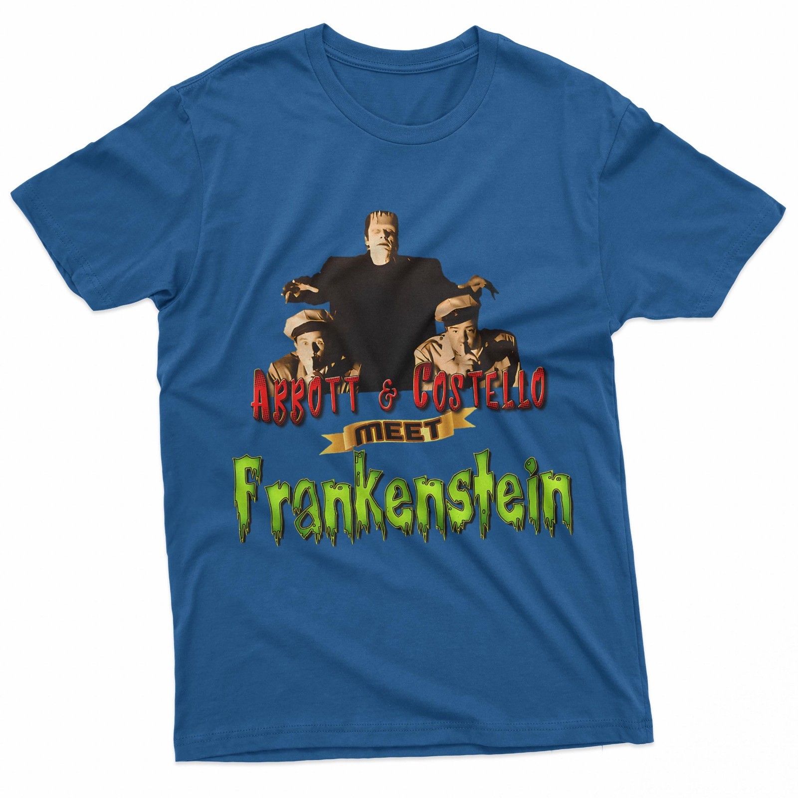 Abbott And Costello Meet Frankenstein Classic Horror Comedy T-Shirt