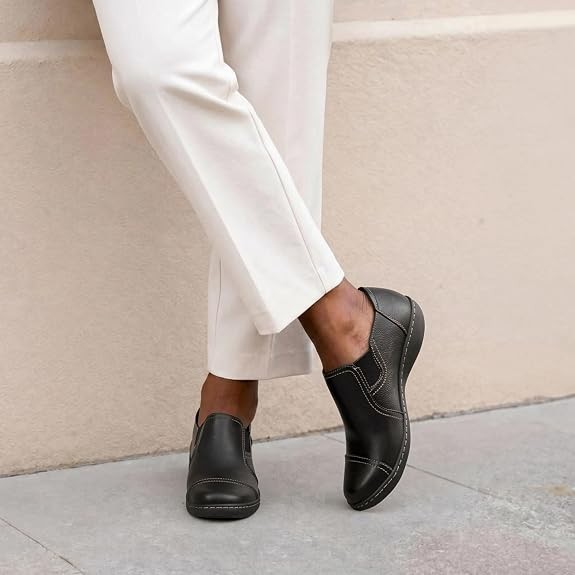 Women Arch Support Loafers Closed Toe Lightweight Flats Office Casual Daily