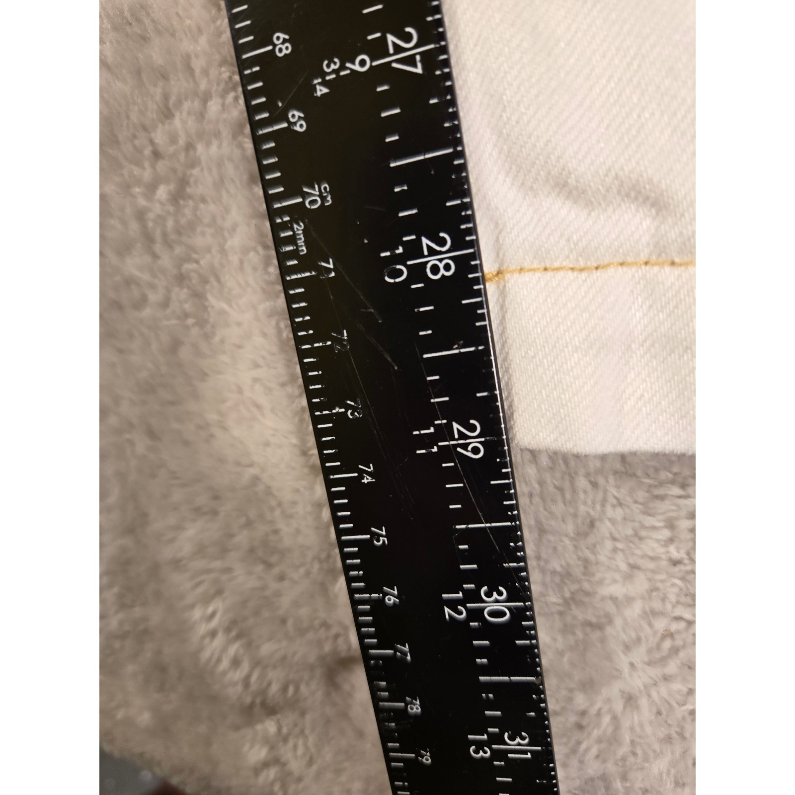 Gap Curvy Barrel High Rise Jeans White Wash Indigo Denim 31 12 Reg. S/780800-00