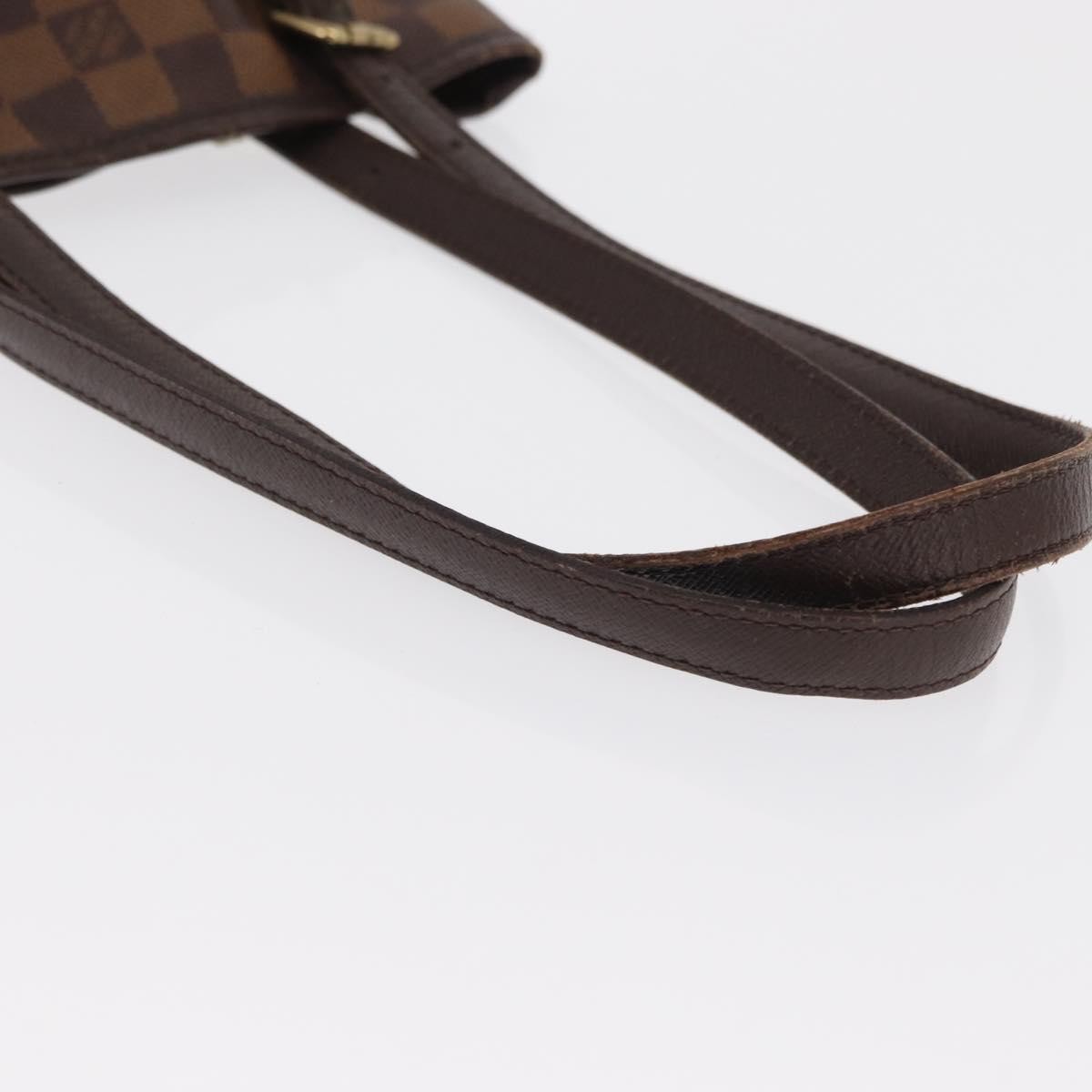 LOUIS VUITTON Damier Ebene Marais Shoulder Bag N42240 LV Auth BA10212