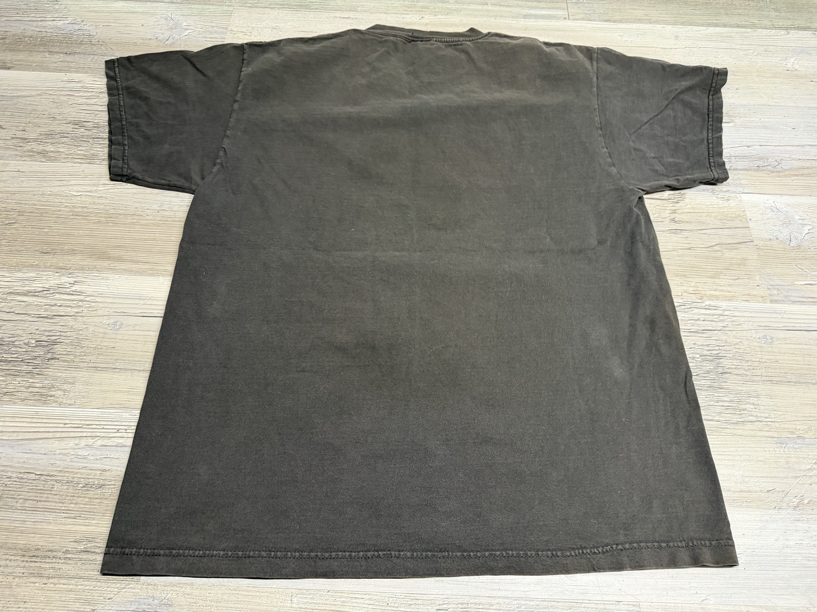 Vintage 2001 The Punisher Marvel Skull Puff Print Tee Delta Black Mens L