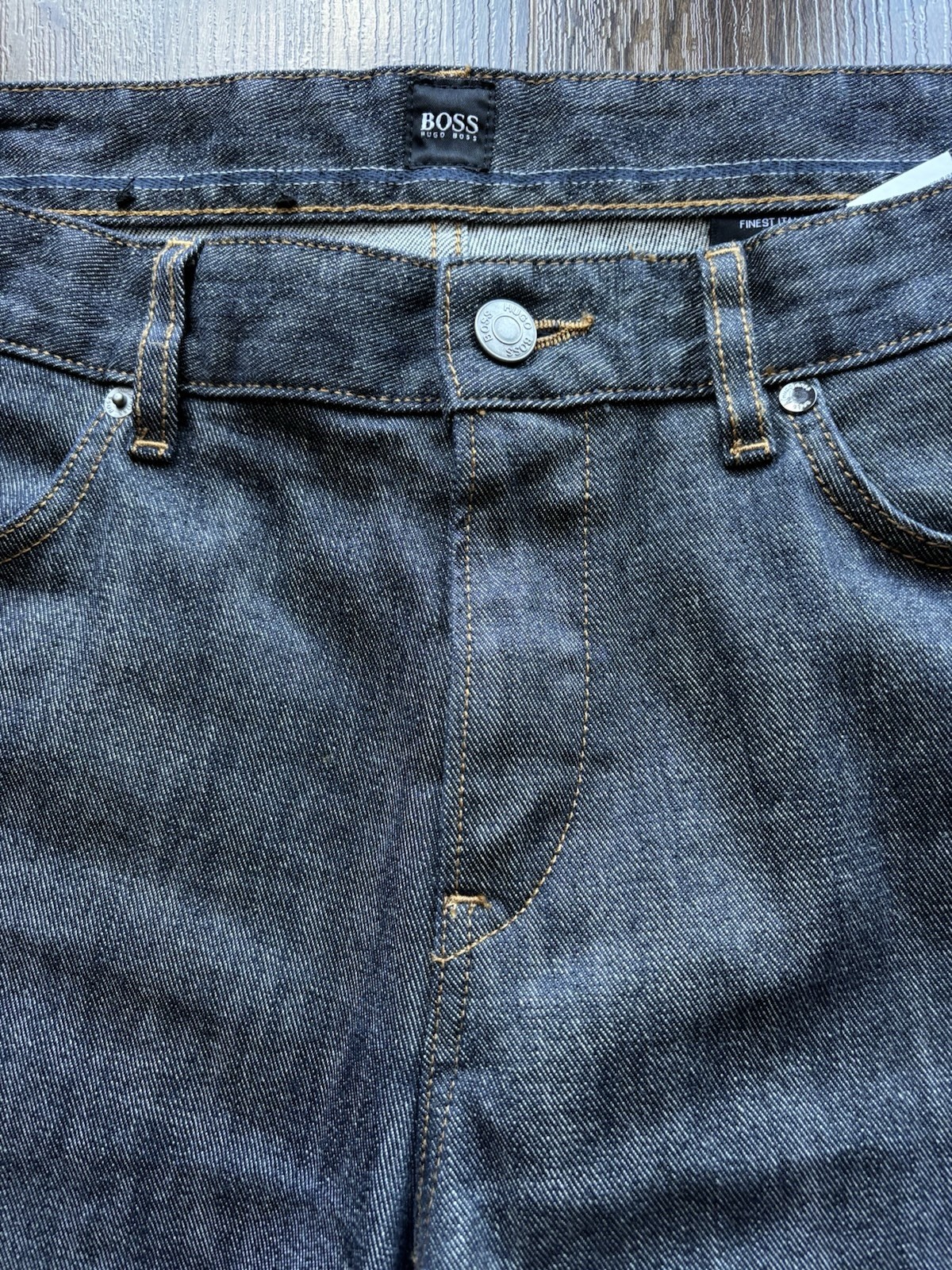 Hugo Boss “Delaware3-1” Candiani Denim Slim Straight W36 L32 BNWOT RRP £239