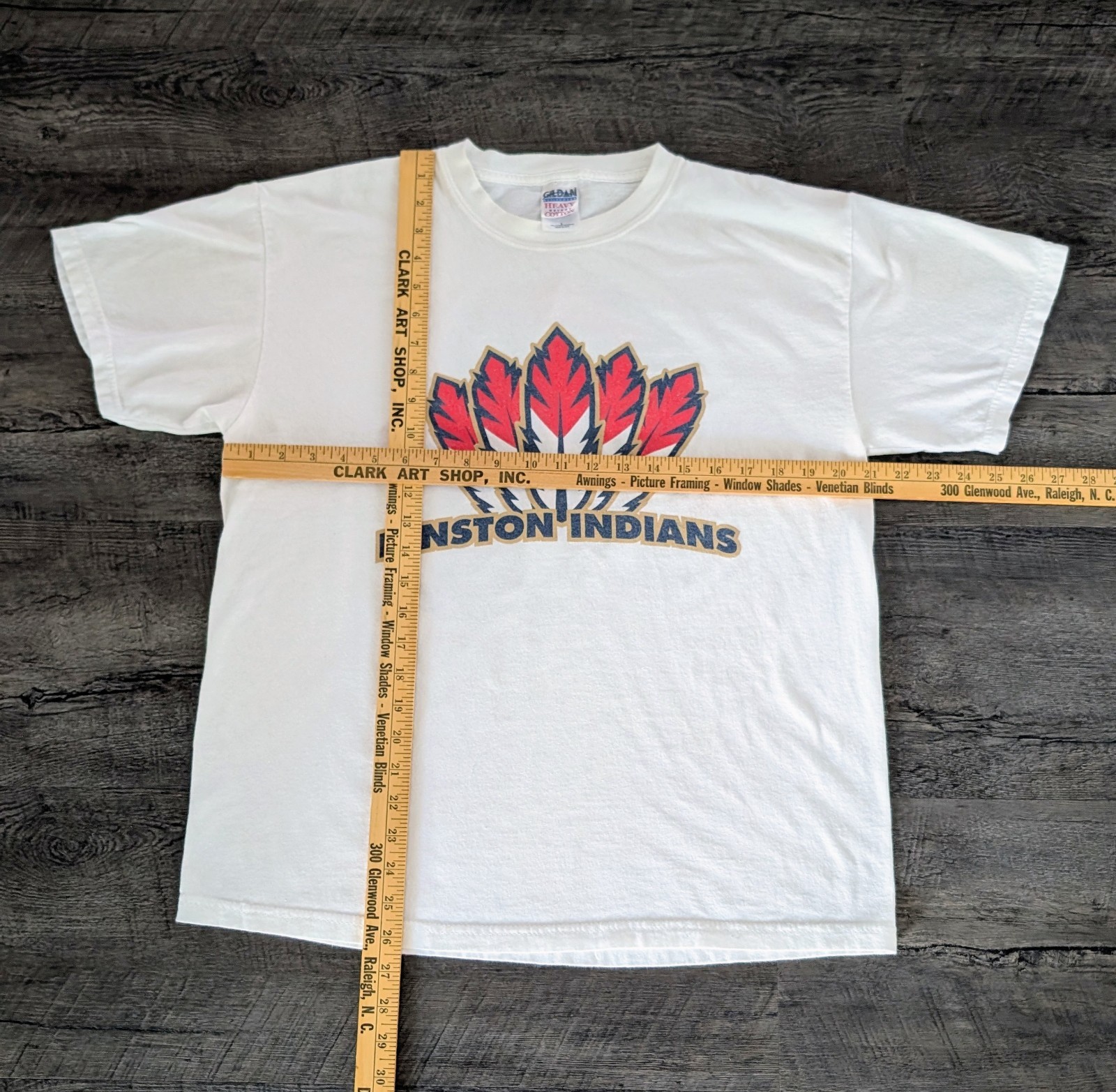 Vintage Kinston Indians MiLB Carolina League Y2K Single A Baseball T-Shirt Sz L