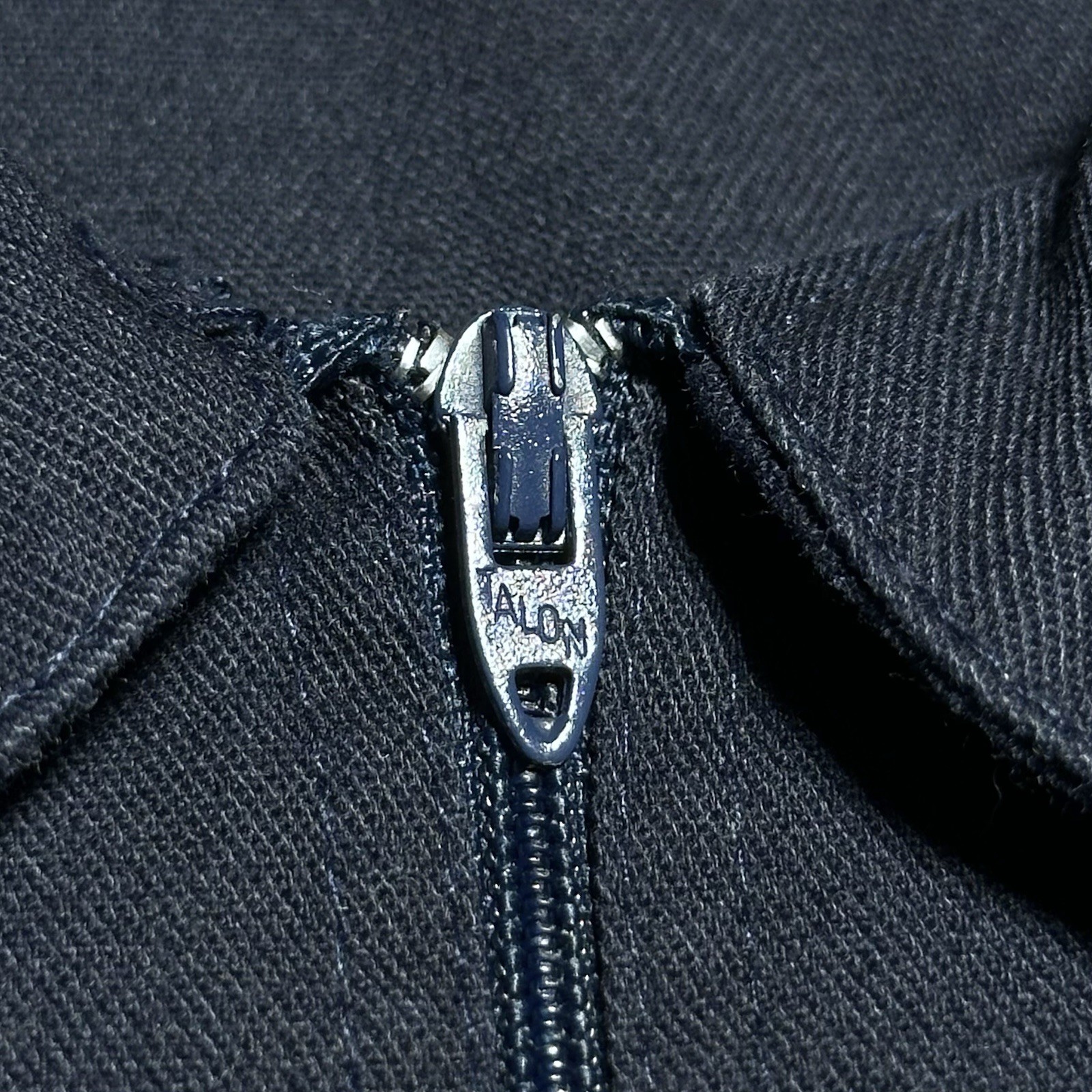Vintage Ben Davis Half Zip Navy Dual Pocket Shirt Men’s Size XL Talon Zipper