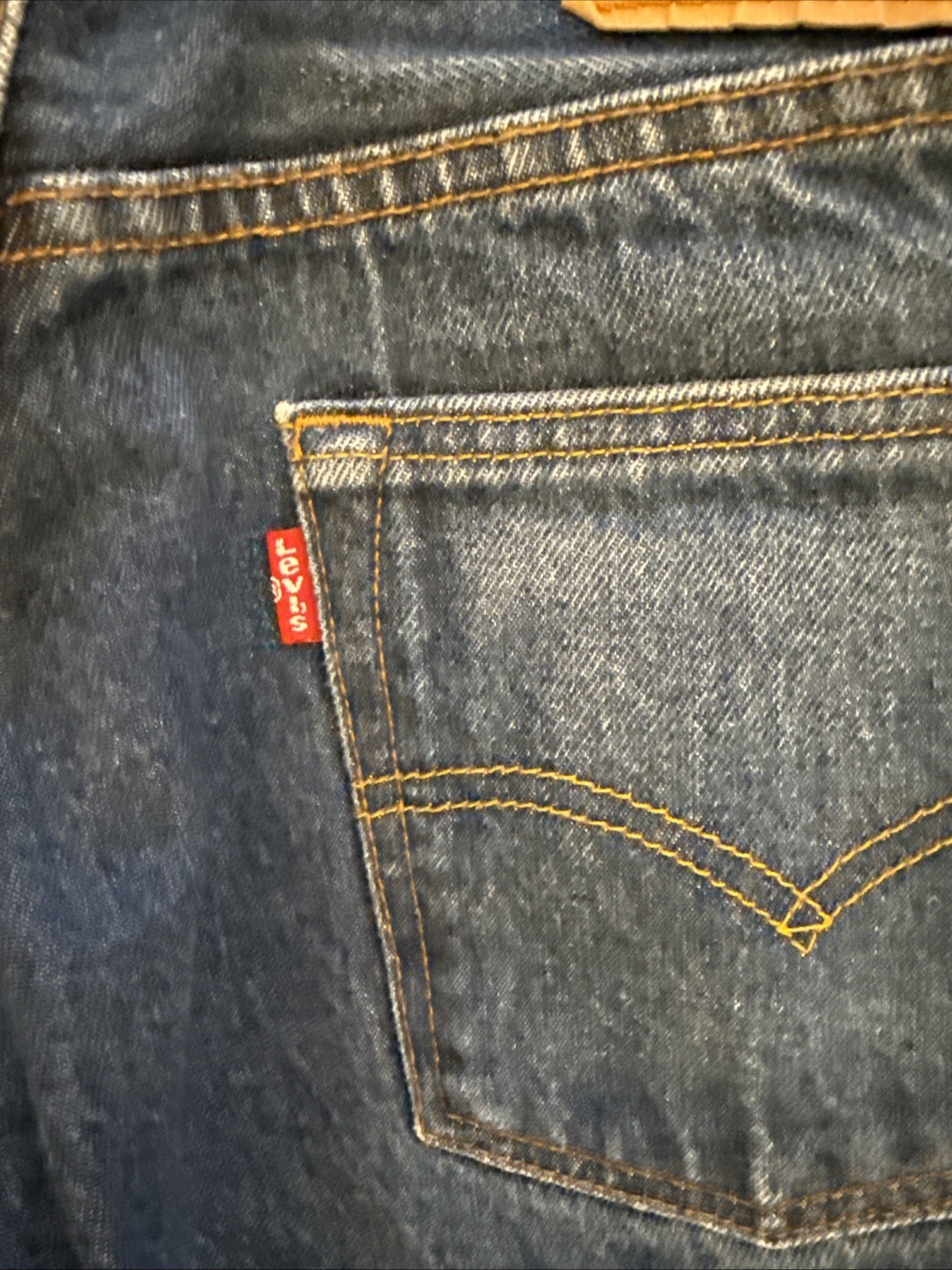 Levi’s 501xx Men’s Jeans 31×30 Straight, Button Fly, Cotton, Dark Wash 2013