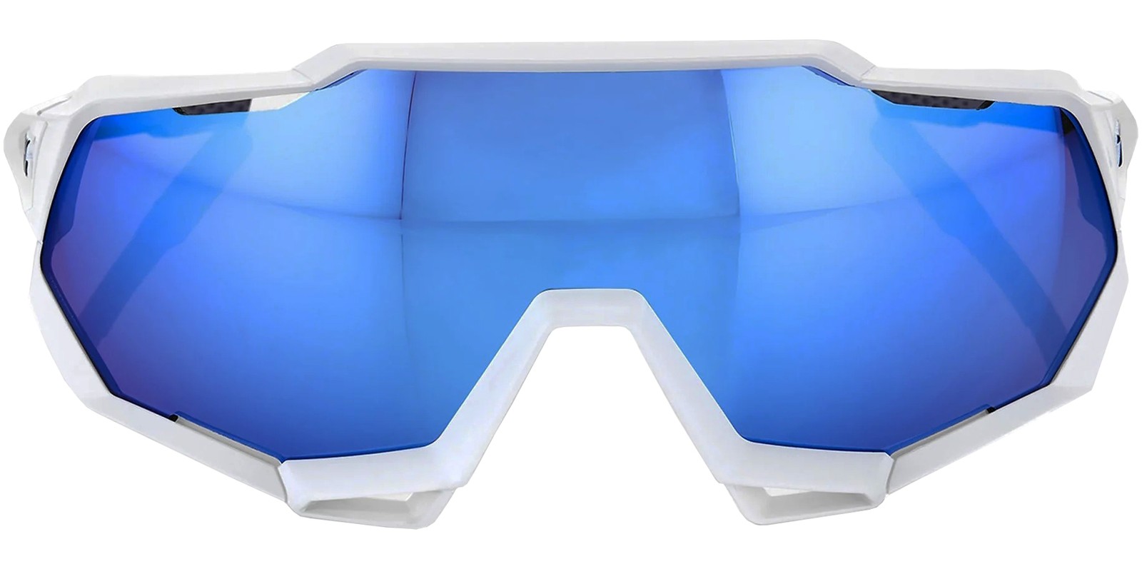 100% Speedtrap Shield Wrap Sunglasses w/ Clear Bonus Lens – 60012