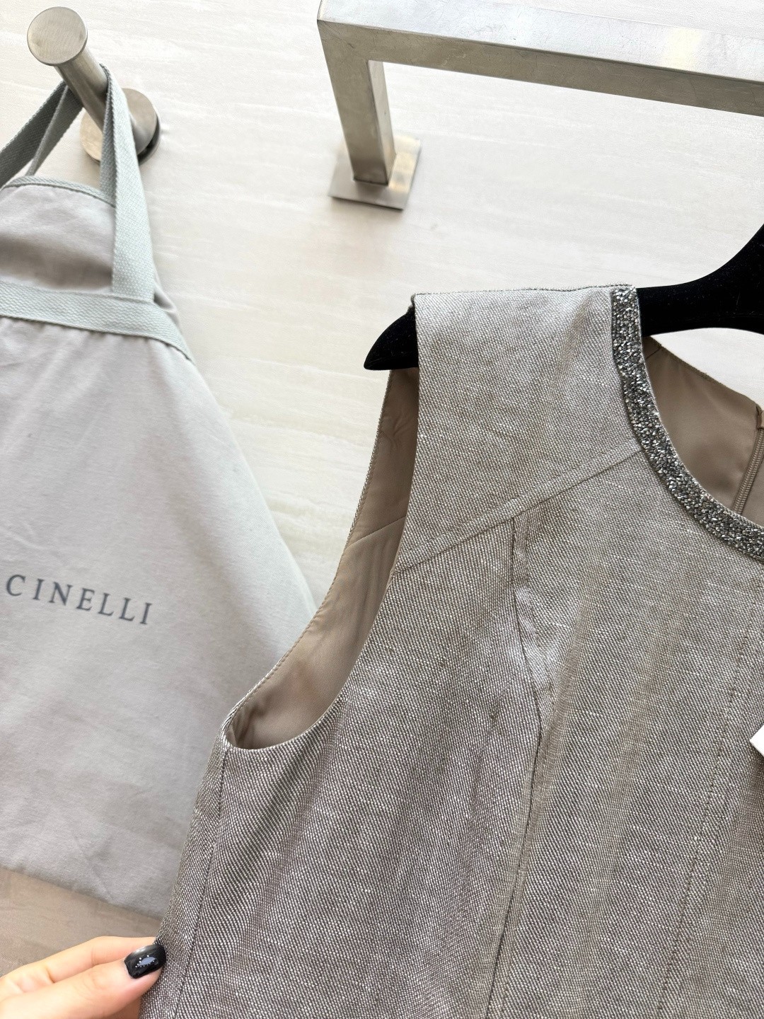 Brunello Cucinelli Linen Dress — “Old Money” Style — Size S