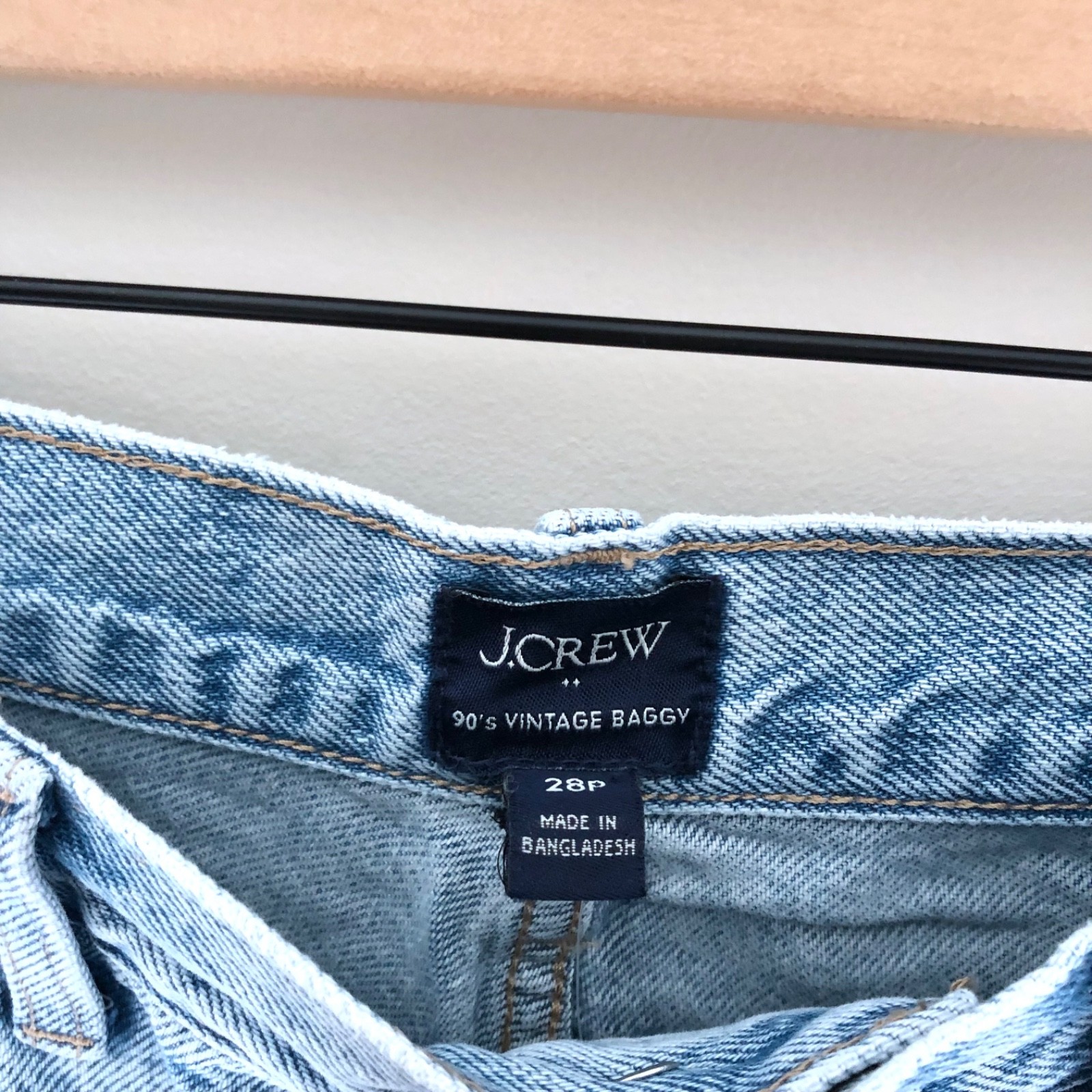 NWT J.Crew Factory 28 Petite ’90s Vintage Baggy Jean Slim Wide Leg