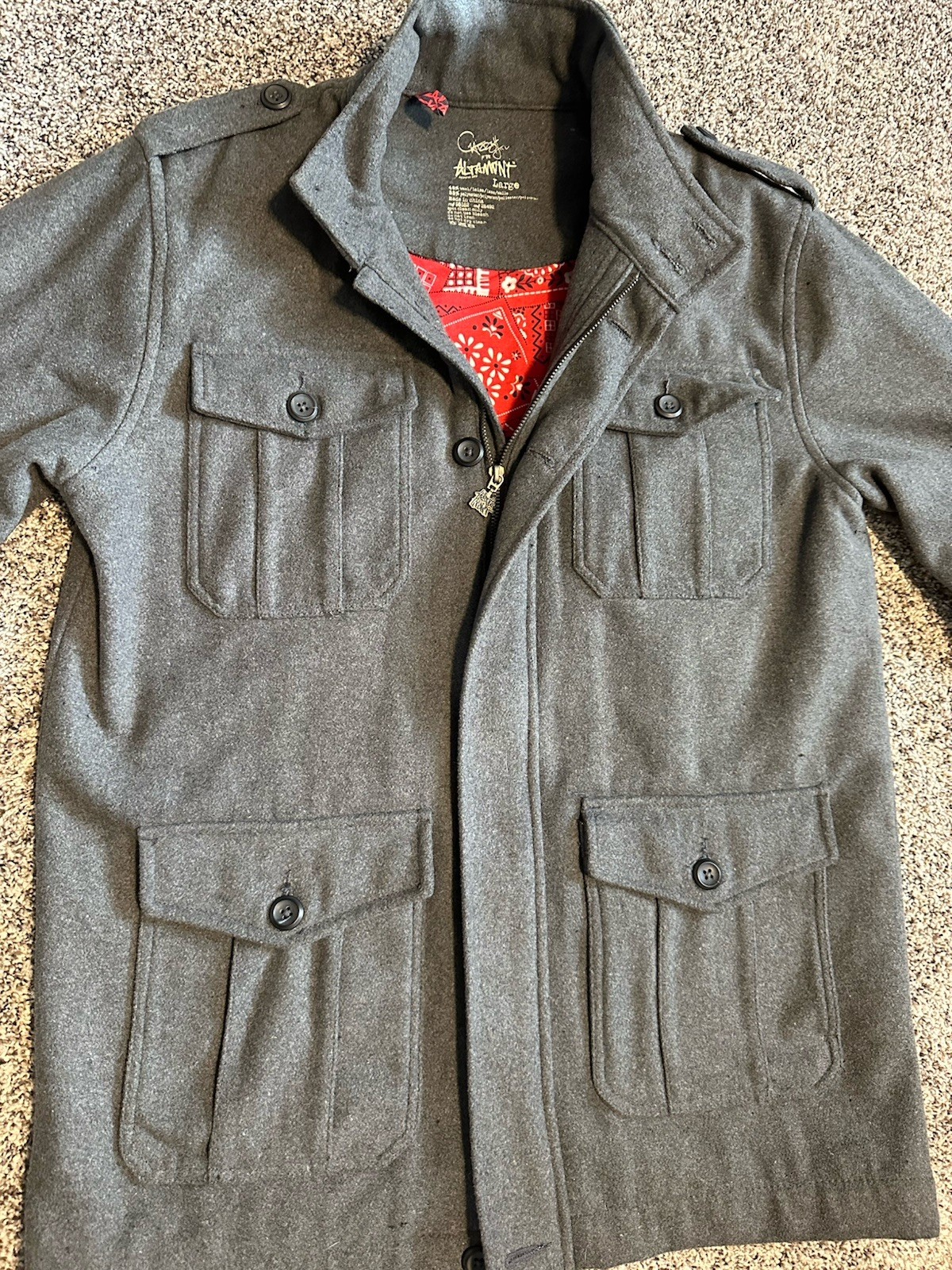 Altamont peacoat jacket Garrett Hill pro model Signature size Large