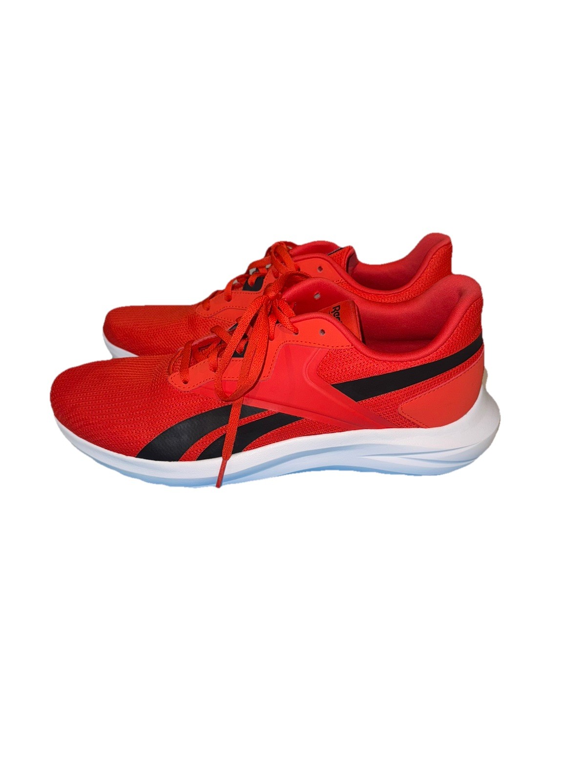Reebok Energen Lux Men’s Size 11.5 Running Shoes Red Black White Ortholite EUC