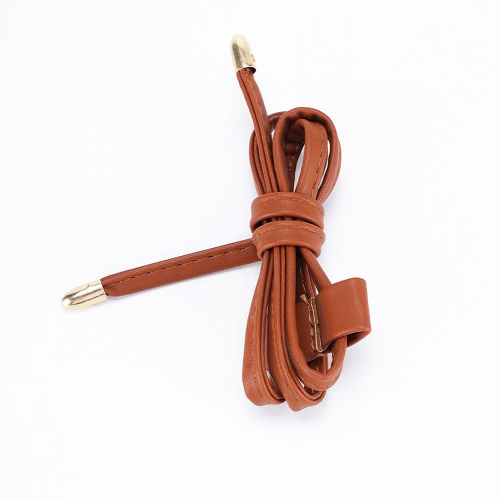 PU Leather Drawstring Replacement Strap for Bucket Bag Handbag DIY Backpack 97cm
