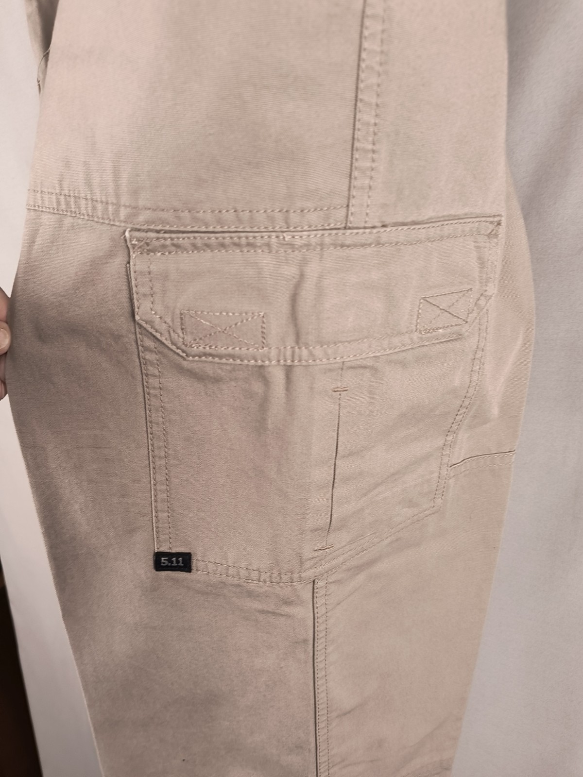 New 5.11 Tactical Original Cargo Pants Mens 36×32 Khaki 74251 Outdoor Hike Fish