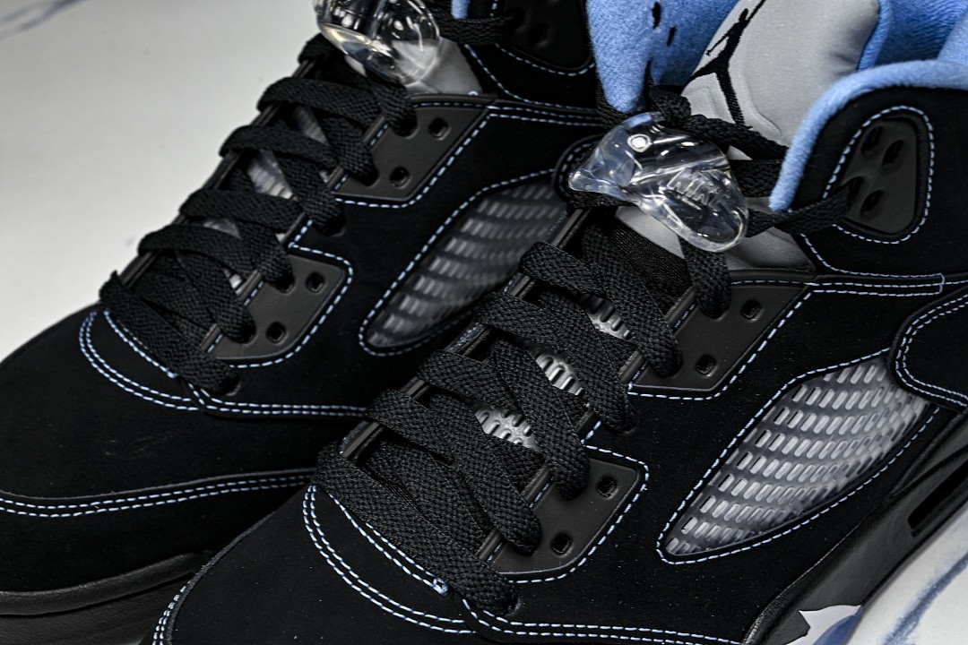 DD0587-008 Jo*dan 5 Retro Black University Blue (2026) Men’s Shoes Size 4-13