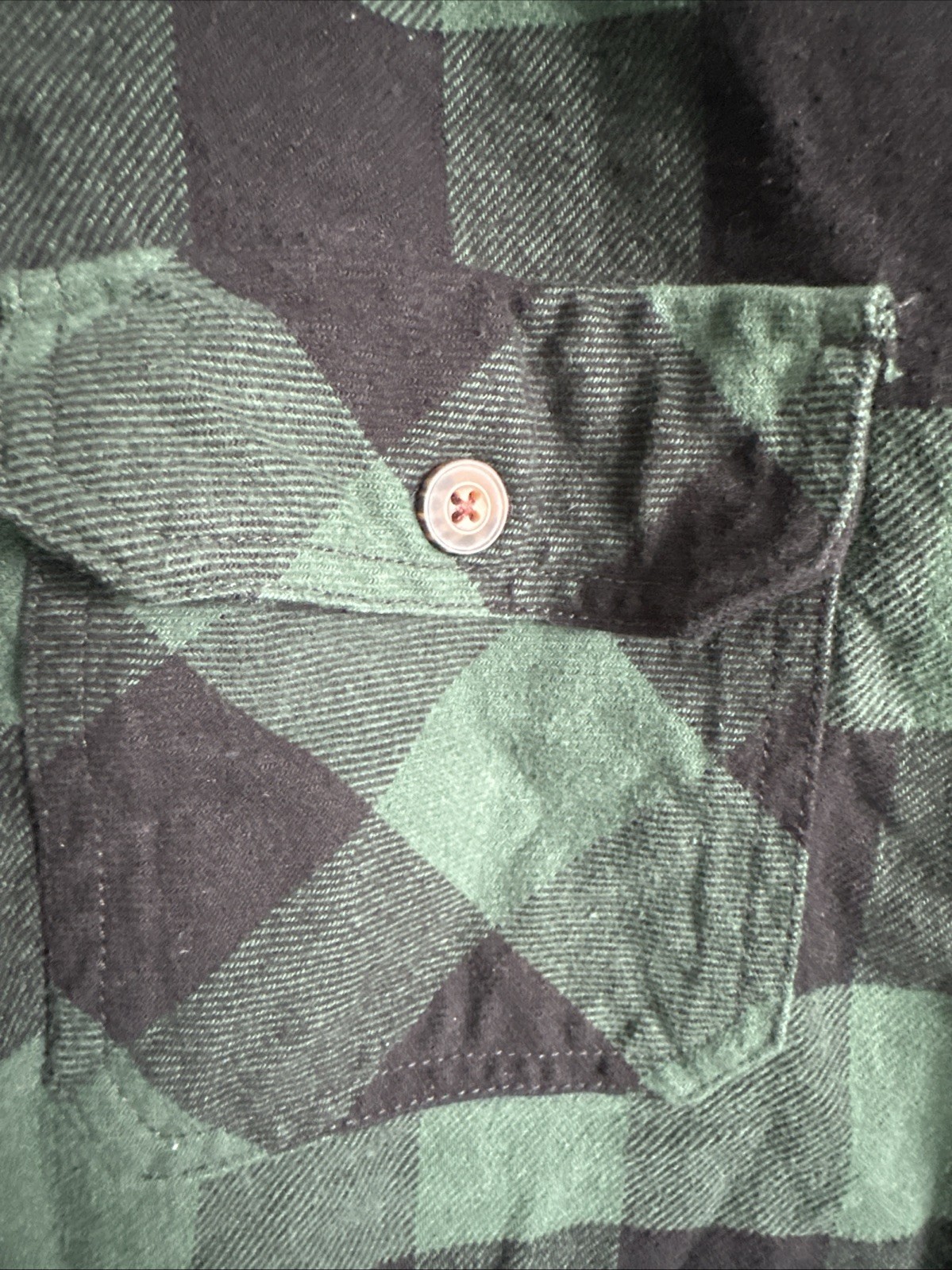 Jachs Men’s Heritage Flannel Shirt Large Green/Black Plaid