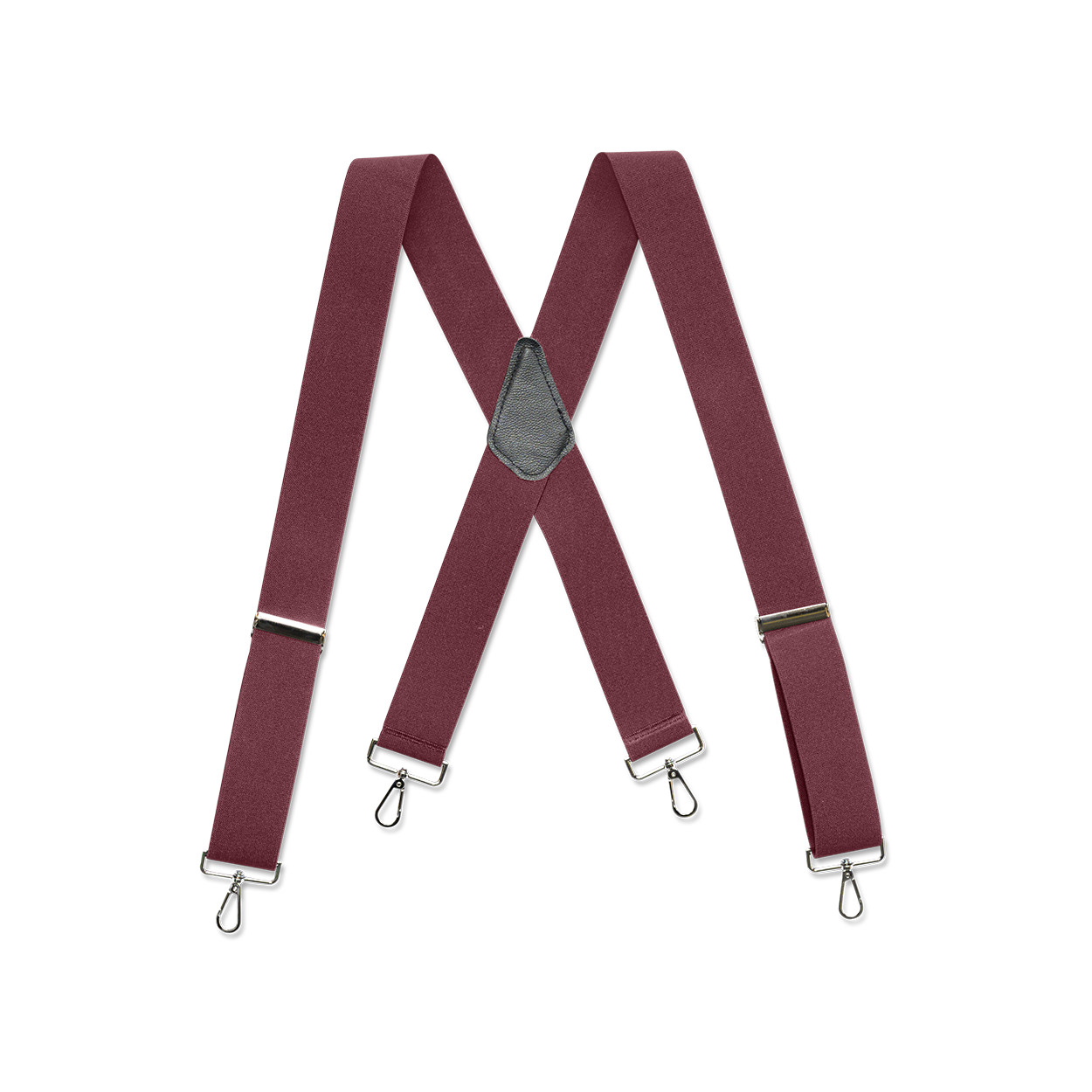 Men’s Suspenders, 2″ Quality X Style, Belt Loop Snap On, Many Colors, USA Made