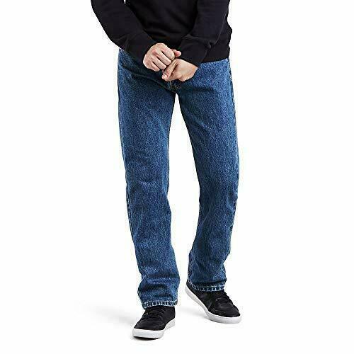 Levi’s 505 Regular Fit Jean for Men, Size 34 x 32 inch – Medium Stonewash
