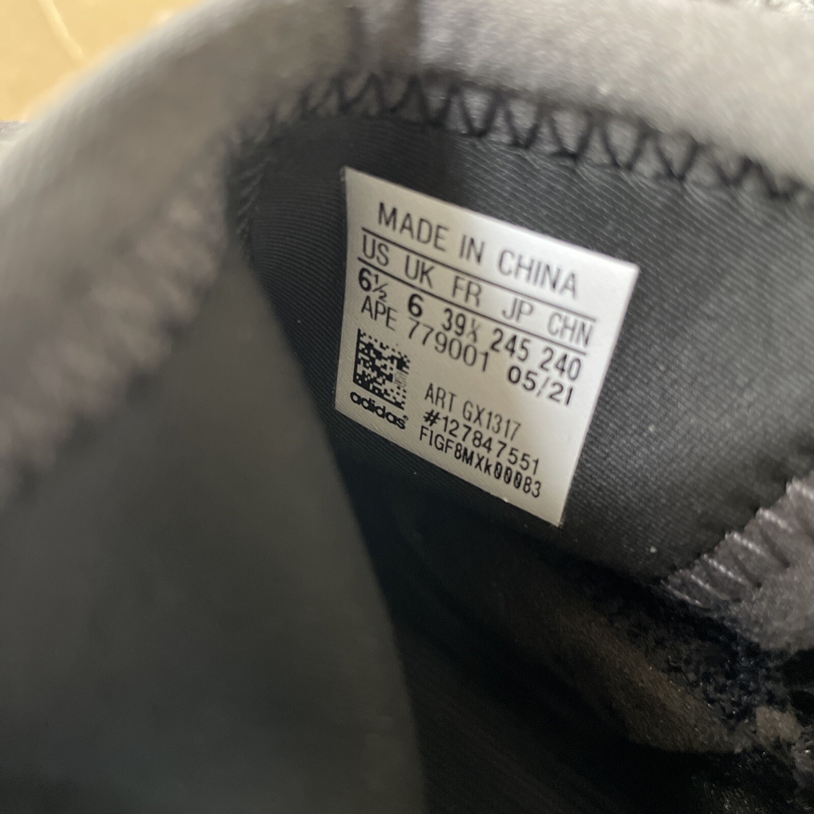 Size 6.5 – Yeezy QNTM Onyx