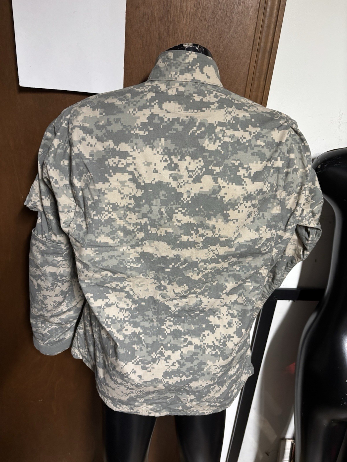 USGI Digi Camo ACU Combat Jacket Coat Medium M L Long Tall Army Ripstop Zip-up