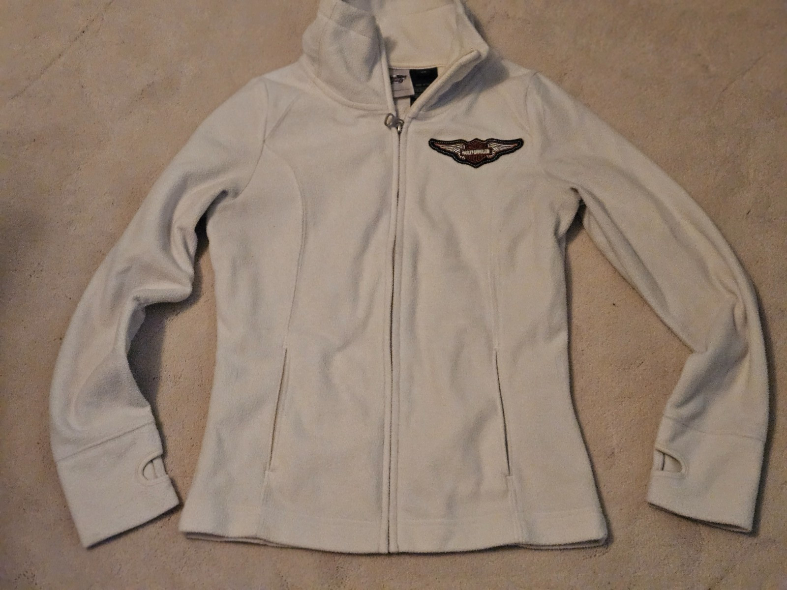 Harley Davidson Womens Fleece Zip Up Jacket