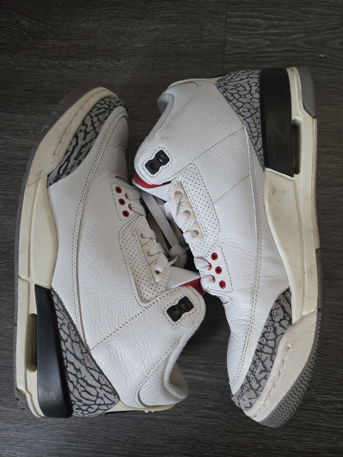Nike Air Jordan 3 Retro White Cement Reimagined Sneakers Men’s Size 8.5 No Box